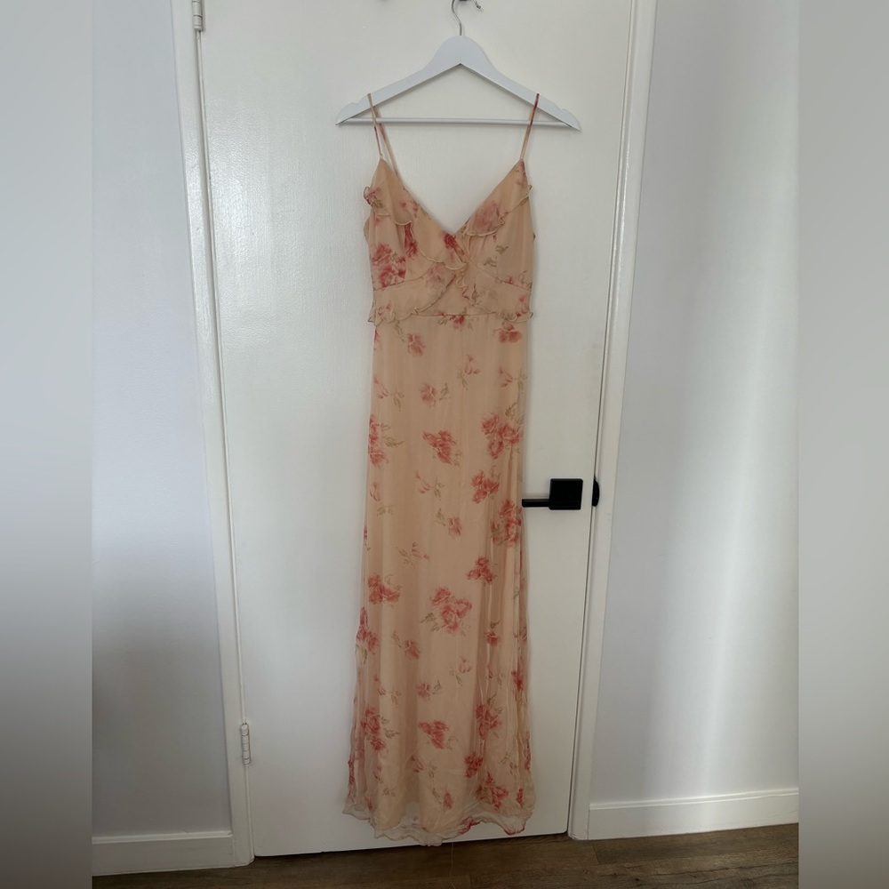 BHLDN Clare Dress in Blush Color